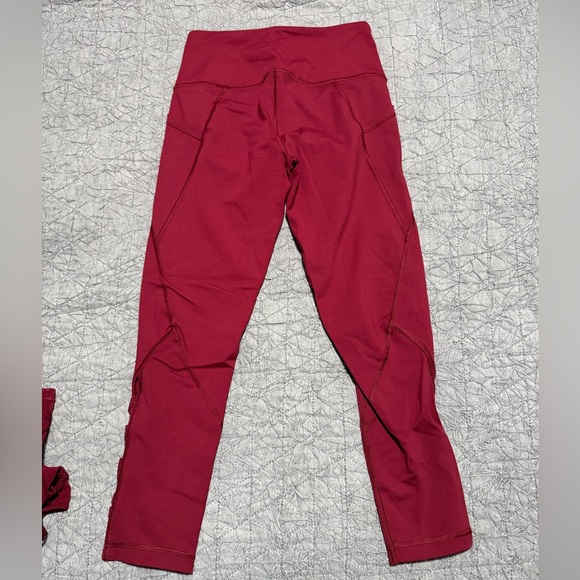 KNOCKOUT BY VICTORIA'S SECRET SPORT Capri Tank VS Matching Set Burgandy Red XS - Picture 8 of 9